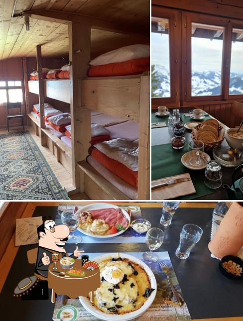 Cibo al Cabane des Monts-Chevreuils
