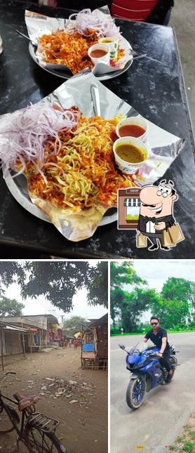 The exterior of Chicken biryani house