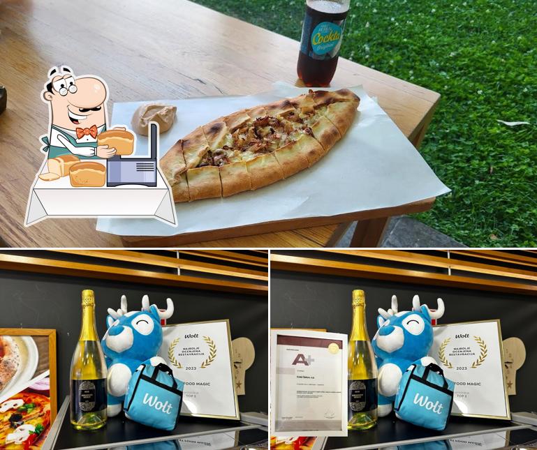 Pane all'aglio al Fast food 'Magic'