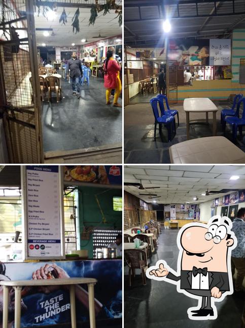 The interior of Sai Sri Ganesh Food Plaza