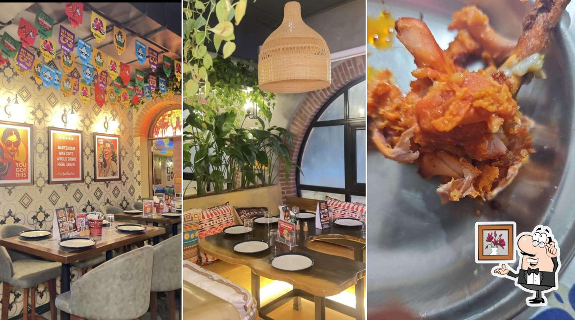 The interior of The Bombae Bar Family Lounge in Badlapur Best Multi-Cuisine Restaurant