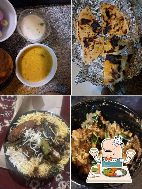 Food at flavors of hyderabad