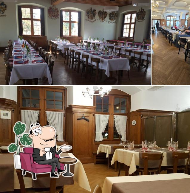 Gli interni di Schweizer Küche Events Restaurant Zum Alten Schützenhaus