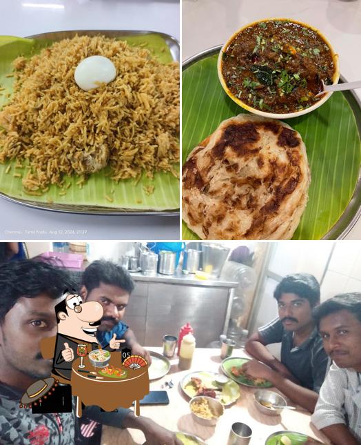 Among different things one can find food and beverage at Sri Padiyan Briyani