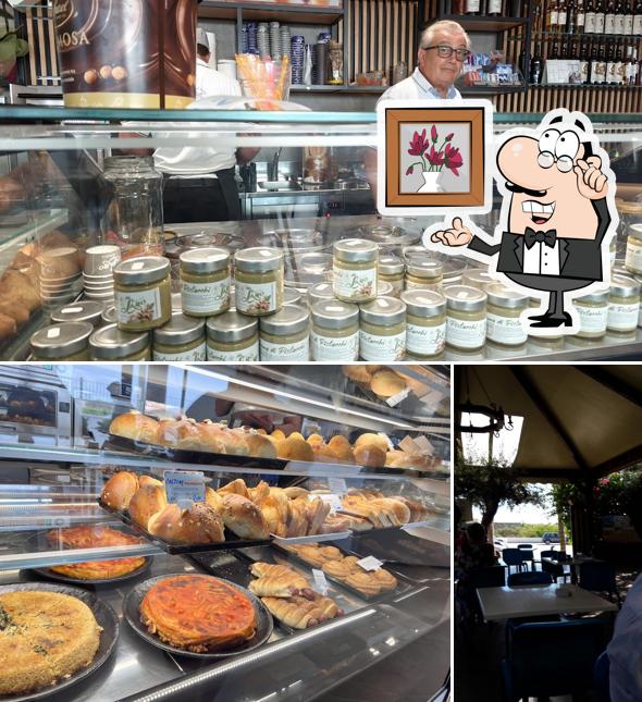 Guarda la immagine che raffigura la interni e cibo di Pasticceria Saro Di Palmeri