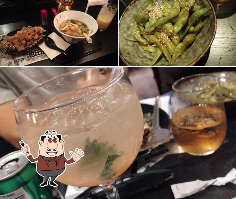 Comida em Ikedaya Izakaya