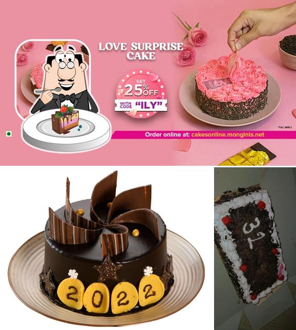 Chocolate cake at Monginis Cake Shop