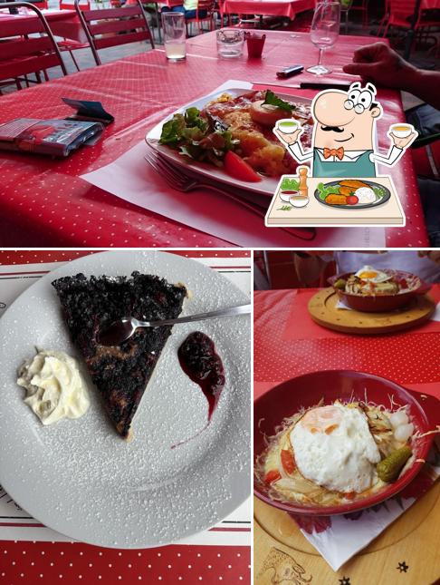 Platti al Restaurant Au Mazot Chez Raymonde