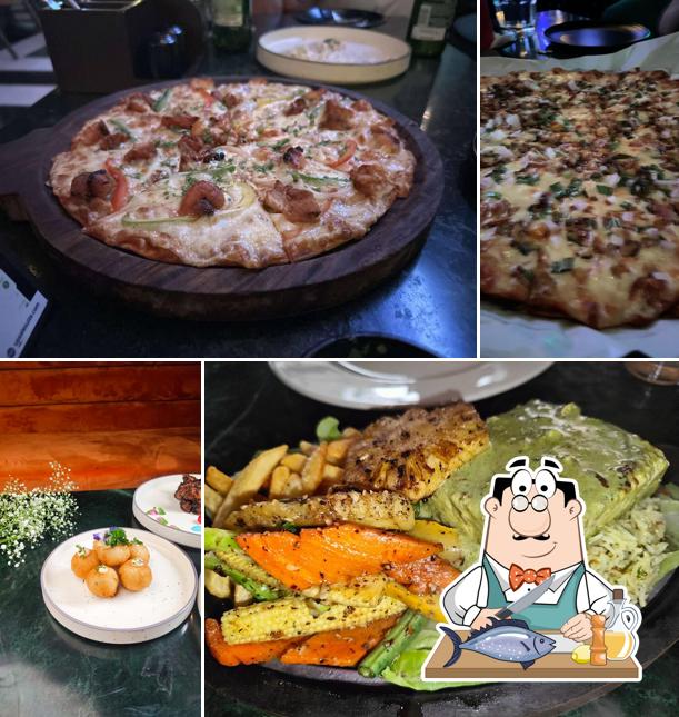 Grilled salmon at Bar Ministry