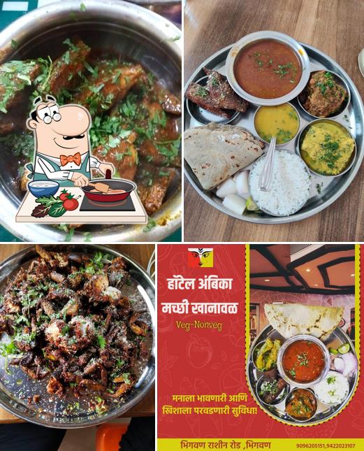 Chicken curry at Hotel Ambika Machhi Khanaval ( Fish speciality))