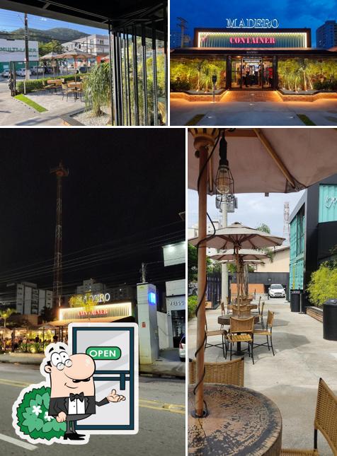 Veja imagens do exterior do Madero Container Guarujá