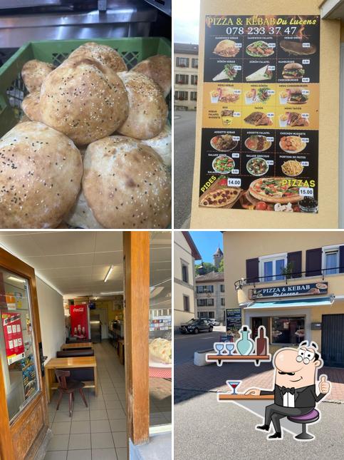 Sherlock Pizza Kebab Burger si caratterizza per la interni e cibo