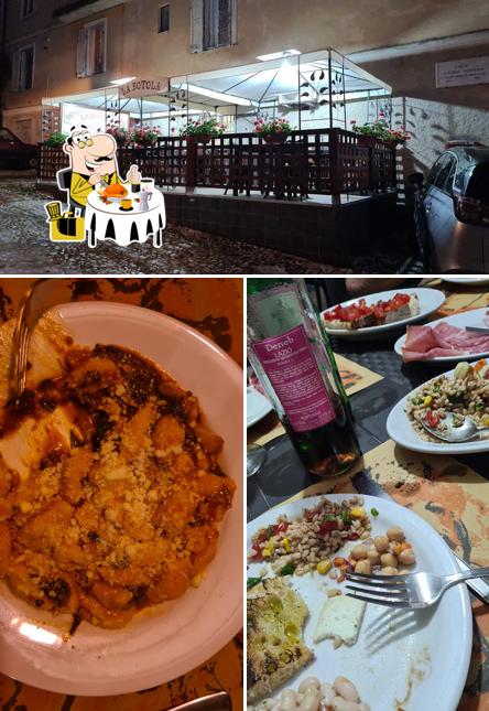 La foto di cibo e interni da OSTERIA "LA BOTOLA"