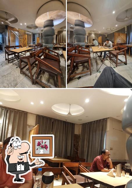 The interior of Neelkanth Restaurant