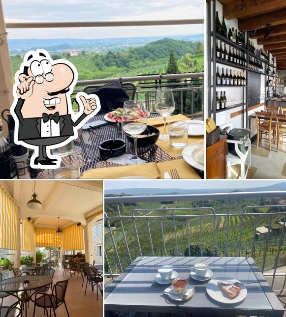 Dai un'occhiata agli interni di Osteria alla Terrazza