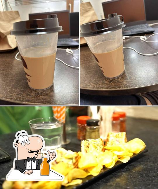 Enjoy a drink at 58 cafe house