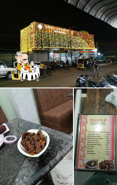 Take a look at the picture displaying food and exterior at Nawaz Biryani House