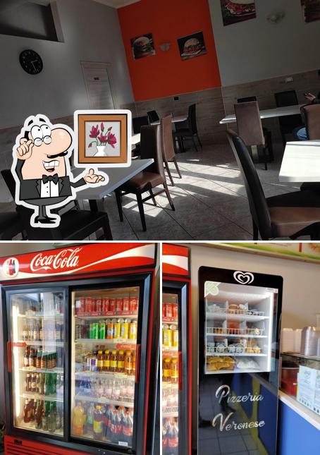 Gli interni di Pizza Kebab Veronese
