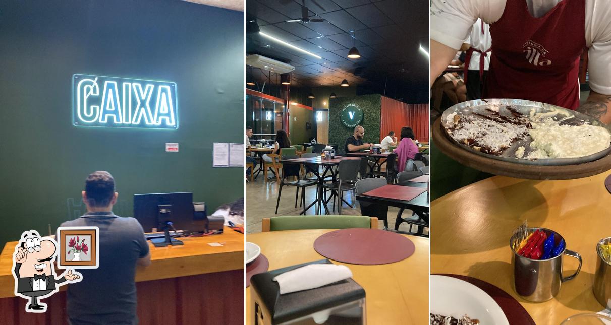 O interior do Pizzaria da Villa Rodízio de Pizza Uberaba