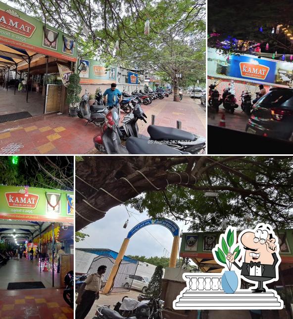 You can get some fresh air outside Hotel Kamat