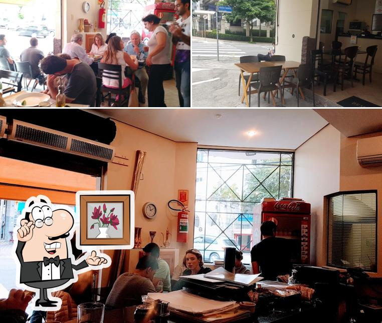 O interior do Tenda do Nilo