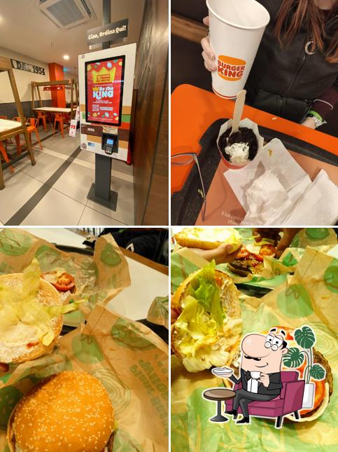 Gli interni di Burger King