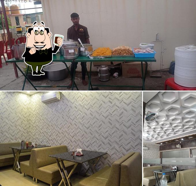 Enjoy a drink at Abhi Dine In