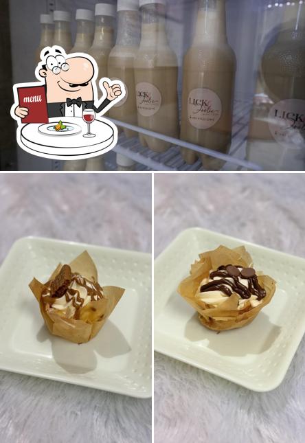 The restaurant's food and beverage