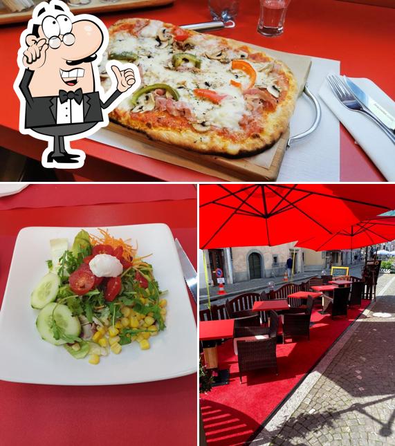 Questa è la immagine che raffigura la interni e pizza di Pizzeria Gusto Italiano / Pizza e Pasta