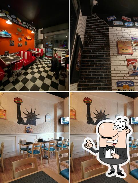 Gli interni di Mom's pizza & burger