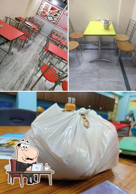 The interior of Anna Madras Cafe