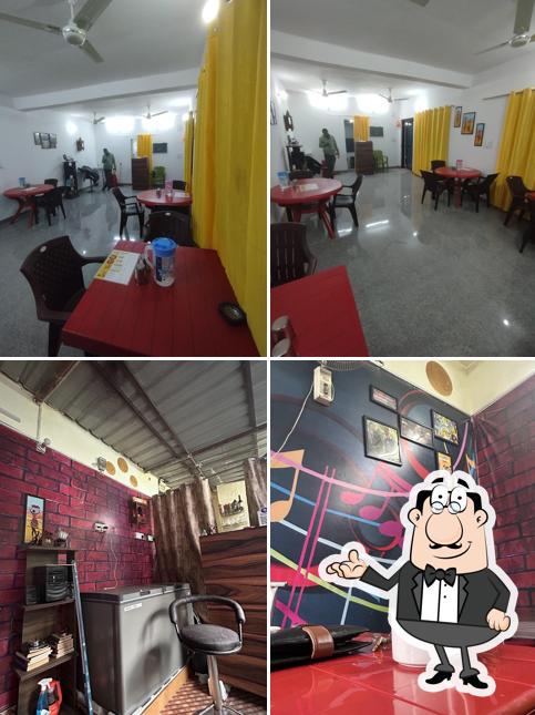 The interior of Maal & Chooz Cafe