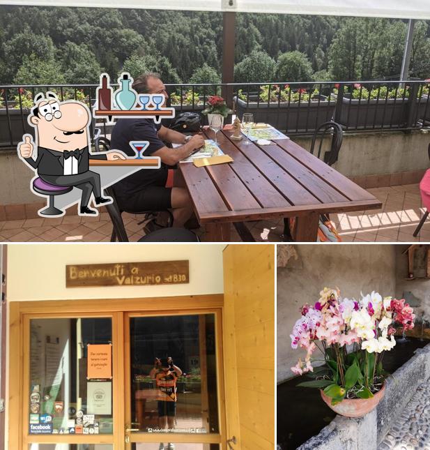 Gli interni di Baita Valle Azzurra - Ostello e ristorante