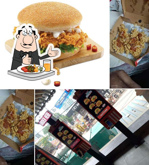 Pulled pork sandwich at KFC