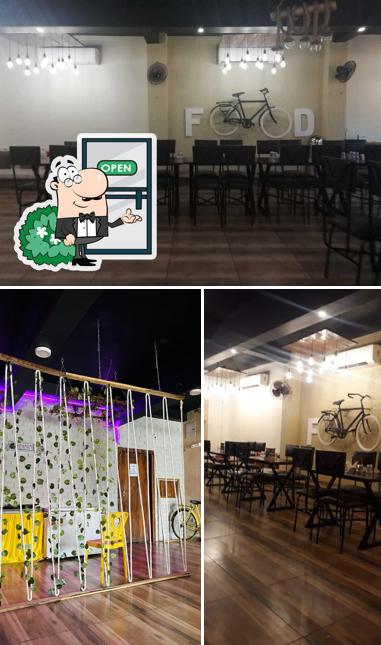 The photo of exterior and interior at Meet & Treat Restaurant