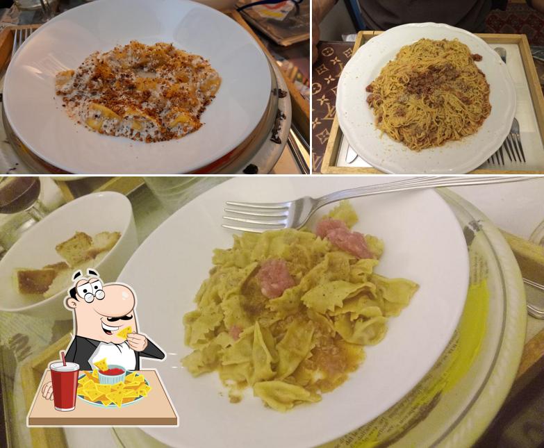 Nachos al Plin e Tajarin