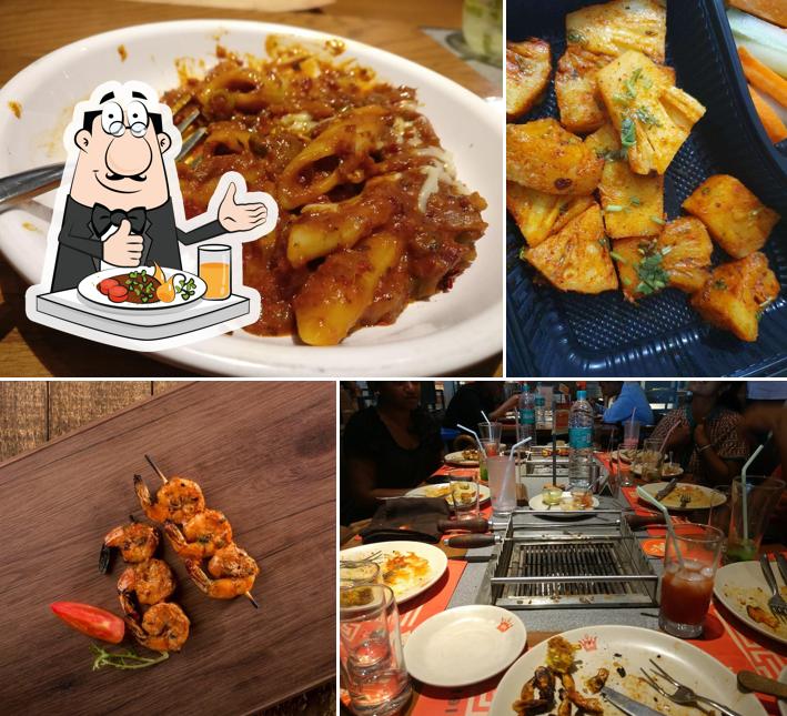 Food at Barbeque Nation