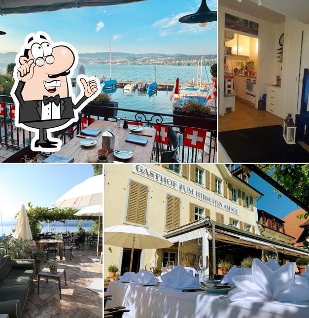 Siediti a un tavolo di Gasthof Hirschen am See