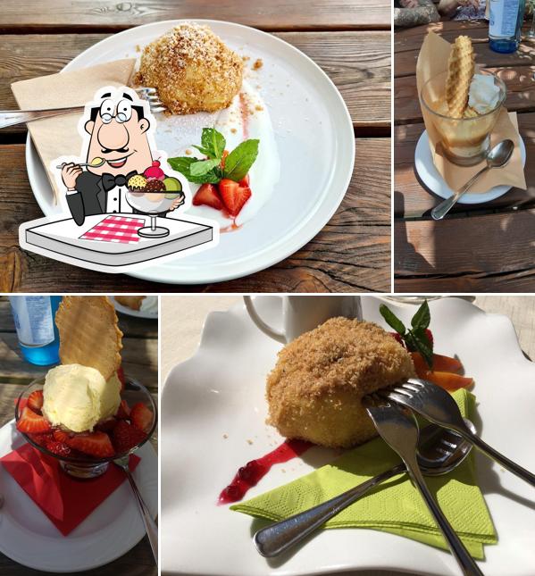 Ristorante Brünnl offre un'ampia selezione di dessert