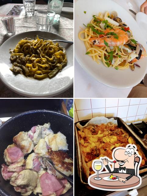 Tagliatelle al Trattoria Da Augusto