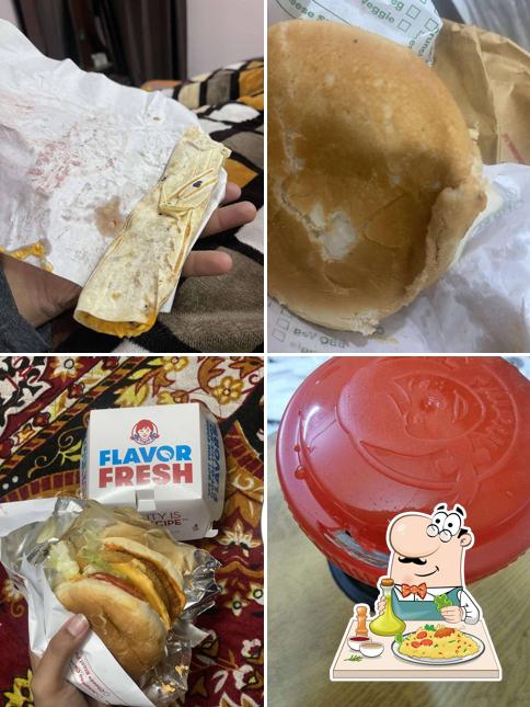 Food at Wendy's Burger