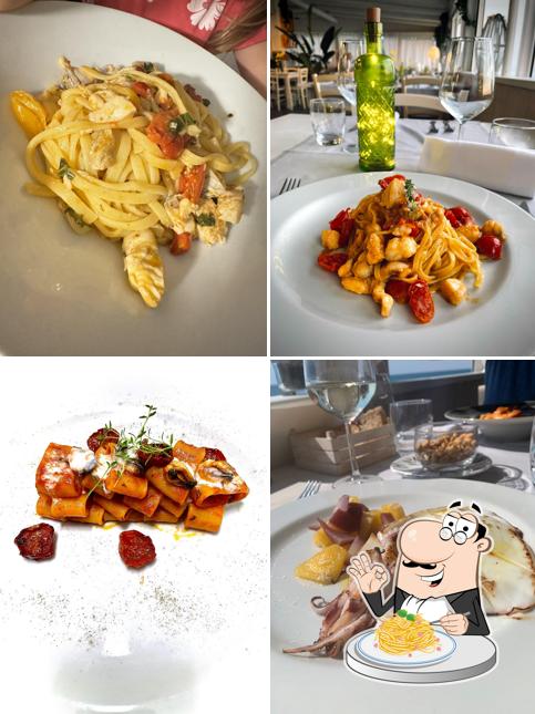 Spaghetti alla carbonara al Lido Azzurro