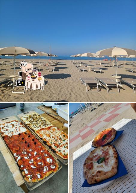 Guarda la foto che mostra la cibo e interni di Fiamme Oro Sport Beach