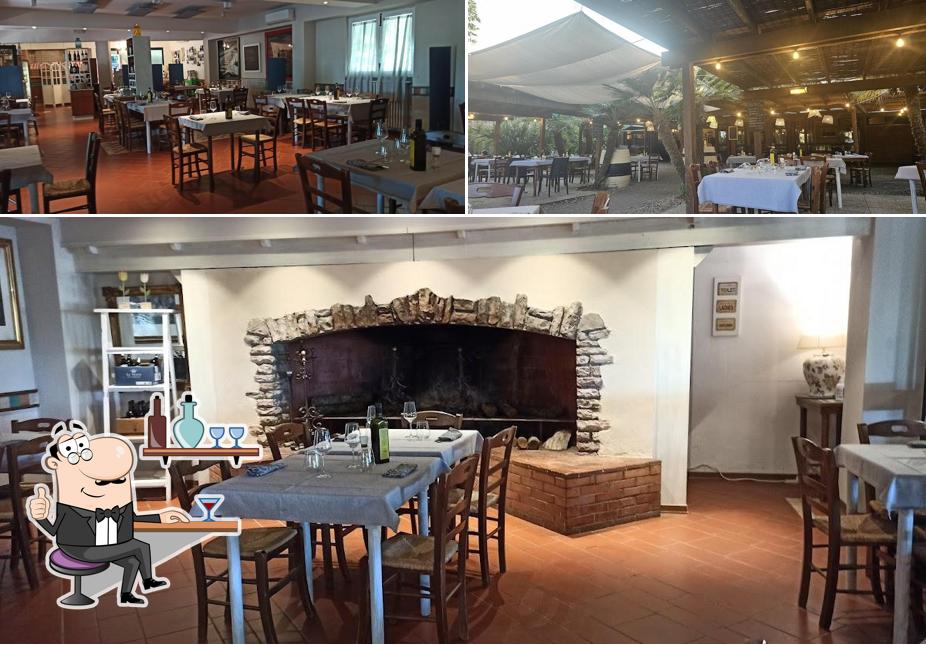 Gli interni di Ristorante La Cicala Che Ride