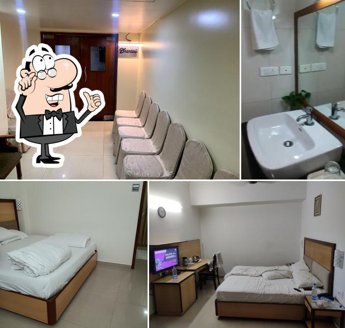 The interior of Hotel Geetha Regency