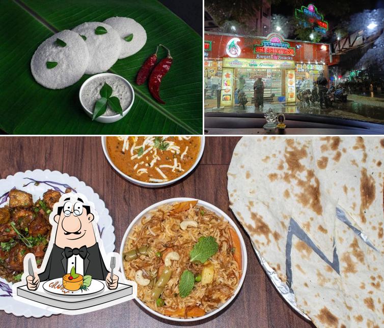 The picture of food and exterior at Perambur Sri Srinivasa Bakery