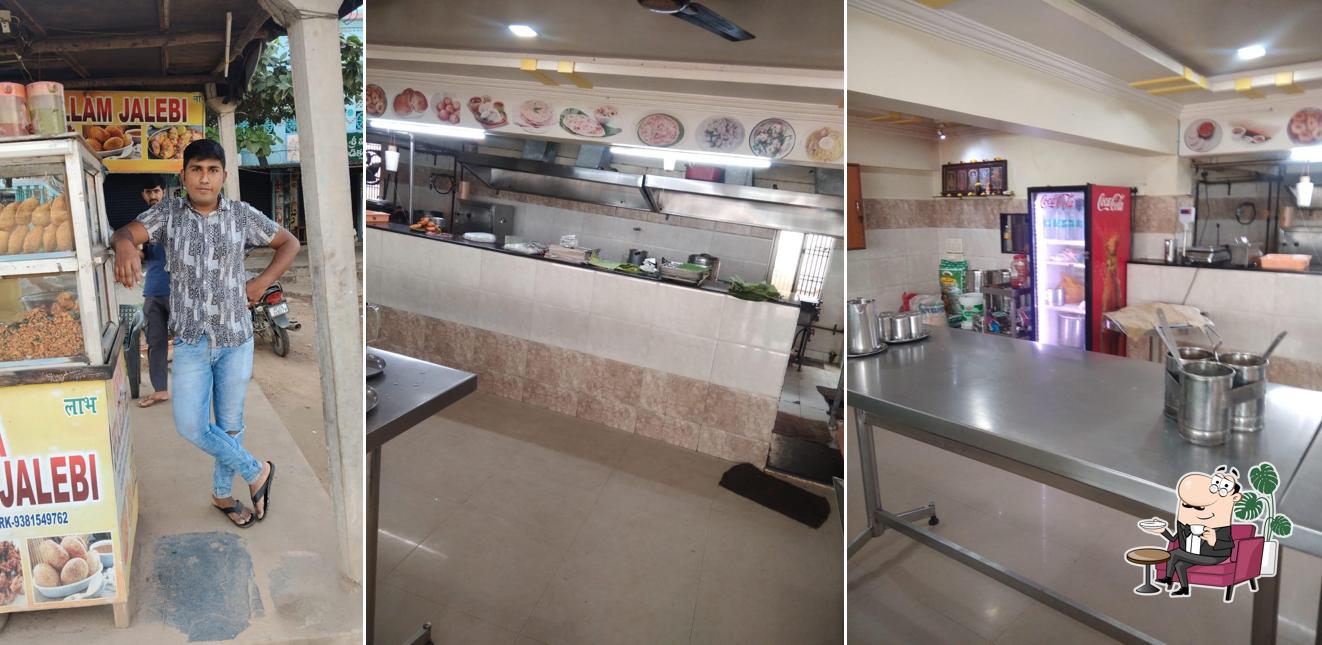 The interior of Venkataramana Fast Foods