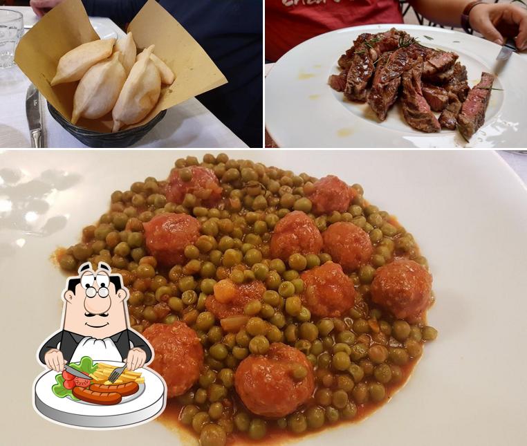 Platti al Trattoria Osteria Buca Manzoni