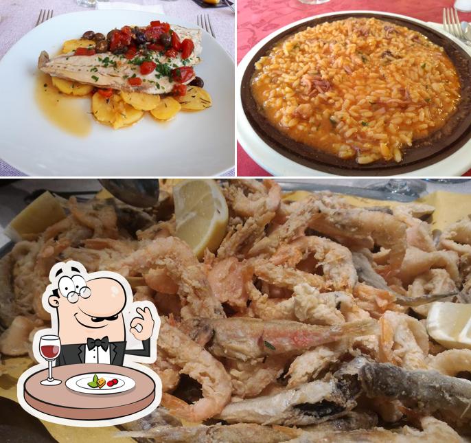 Cibo al Ristorante La Baia Sestri Levante