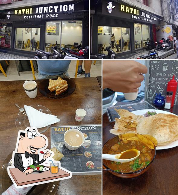This is the photo depicting food and exterior at Kathi Junction